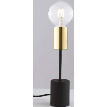 Gnarp Table lamp gold, black, 1-light source