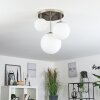 COCHUNA Ceiling Light matt nickel, 3-light sources