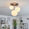 COCHUNA Ceiling Light matt nickel, 3-light sources