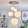 COCHUNA Pendant Light matt nickel, 5-light sources
