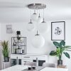 COCHUNA Pendant Light matt nickel, 5-light sources