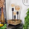 AVESTRUZ Table lamp brown, black, 3-light sources