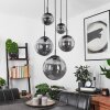 VOLUNTAD Pendant Light black, 5-light sources