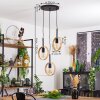 HICKMANN Pendant Light black, 3-light sources