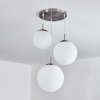 COCHUNA Pendant Light matt nickel, 3-light sources