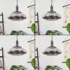 GRANEROS Pendant Light matt nickel, black, 1-light source
