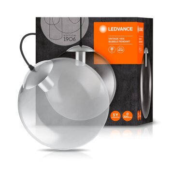 Ledvance 1906 BUBBLE Pendant Light black, 1-light source