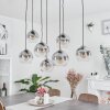 LEISSIGEN Pendant Light Oxidised Silver, 7-light sources
