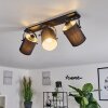 PUELCHES Ceiling Light black, 3-light sources