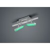 Reality Bondy Ceiling Light LED matt nickel, 2-light sources, Remote control