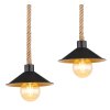 Globo DIANA Pendant Light Ecru, black, 4-light sources
