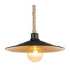 Globo DIANA Pendant Light Ecru, black, 1-light source