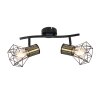 Globo PRISKA Ceiling Light black, 2-light sources