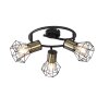 Globo PRISKA Ceiling Light black, 3-light sources
