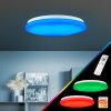 Brilliant HEDDY Ceiling Light LED white, 1-light source, Remote control, Colour changer