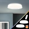 Brilliant LEANNA Ceiling Light LED white, 1-light source, Remote control, Colour changer