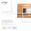 Elobra PANAMA Ceiling Light LED Ecru, 2-light sources, Remote control