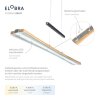 Elobra PANAMA Pendant Light LED Ecru, 1-light source