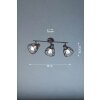 Fischer & Honsel TILDA Ceiling Light black, 4-light sources