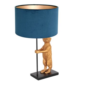 Steinhauer ANIMAUX Table lamp gold, black, 1-light source