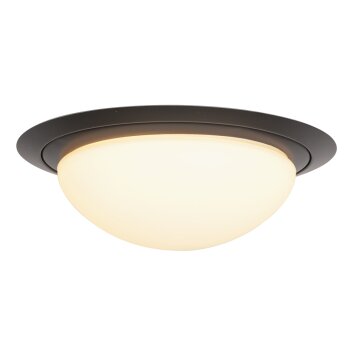 Steinhauer IKARO Ceiling Light LED black, 1-light source