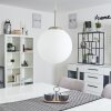 COCHUNA Pendant Light matt nickel, 1-light source