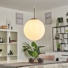 COCHUNA Pendant Light matt nickel, 1-light source