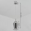 ANJOU Pendant Light chrome, 1-light source