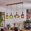 GOLDENVILLE Pendant Light brass, black, 4-light sources