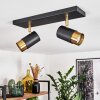 CAMPANAS Ceiling Light brass, black, 2-light sources