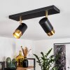 CAMPANAS Ceiling Light brass, black, 2-light sources