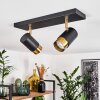 CAMPANAS Ceiling Light brass, black, 2-light sources