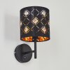 TRASANCOS Wall Light black, 1-light source
