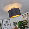 PATTBURG Ceiling Light black, 2-light sources