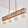 DERVILLE Pendant Light Ecru, black, 4-light sources