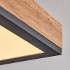 SALMI Ceiling Light LED Wood like finish, black, white, 1-light source