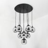 SERNF Pendant Light black, 10-light sources