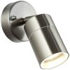 Brilliant TRAVER Outdoor Wall Light stainless steel, 1-light source