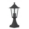 Brilliant CROWN Outdoor Bollard Light black, 1-light source