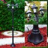 MURTO lamp post black, 3-light sources