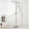 URAMA Floor Lamp matt nickel, 2-light sources