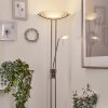 URAMA Floor Lamp matt nickel, 2-light sources