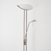 URAMA Floor Lamp matt nickel, 2-light sources