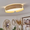 FUSCADO Ceiling Light LED Wood like finish, 1-light source