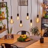 AVESTRUZ Pendant Light Ecru, black, 6-light sources