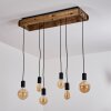 AVESTRUZ Pendant Light Ecru, black, 6-light sources