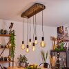 AVESTRUZ Pendant Light Ecru, black, 6-light sources