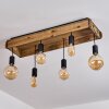 AVESTRUZ Ceiling Light Ecru, black, 6-light sources