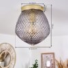 VERA Ceiling Light brass, 1-light source
