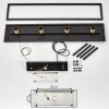 WODEN Pendant Light black, 4-light sources